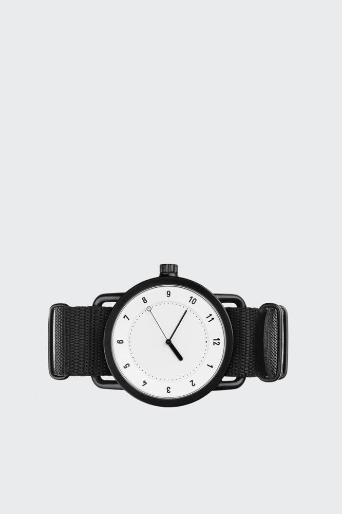 BLACK NYLON WRISTBAND - BLACK BUCKLE
