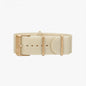 OFF WHITE NYLON WRISTBAND - GOLD BUCKLE