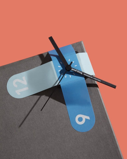 STICKER CLOCK BLUEJAY