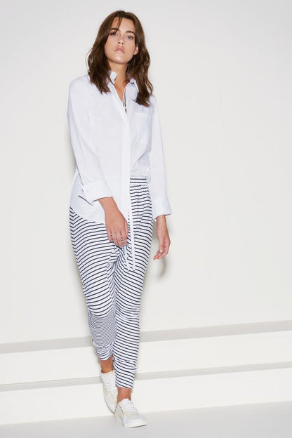 RECHARGE PANT - WHITE W NAVY