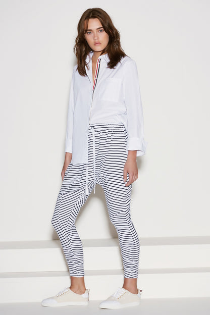 RECHARGE PANT - WHITE W NAVY