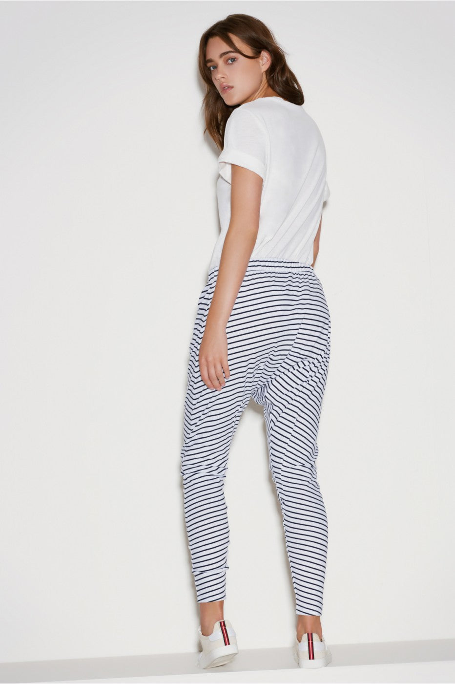 RECHARGE PANT - WHITE W NAVY