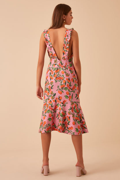 ARANCIATA DRESS - PINK CLEMENTINE