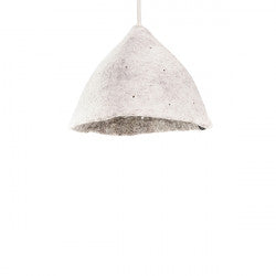 LAMP SUSPENSION SMALL - NATURAL LIGHT STONE 22 cm x 19 cm