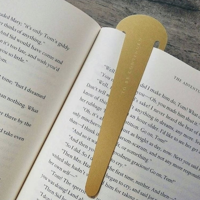 TO BE CONTINUED BOOK MARK