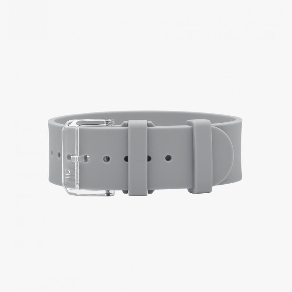 GREY SILICONE WRISTBAND