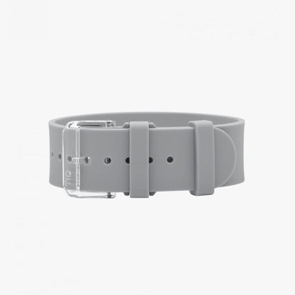 GREY SILICONE WRISTBAND