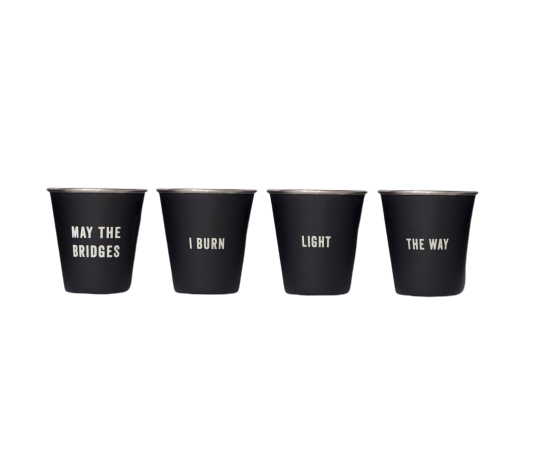 MAY THE BRIDGES...SHOT GLASS SET
