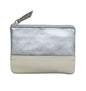 KEEPER ZIP WALLET - SILVER/CRÈME