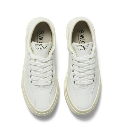 DELLOW LEATHER - WHITE