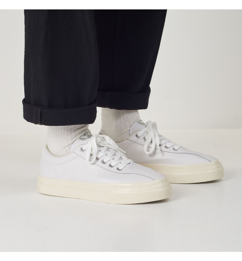 DELLOW LEATHER - WHITE