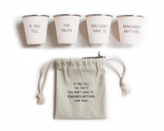 TWAIN SHOT GLASS SET