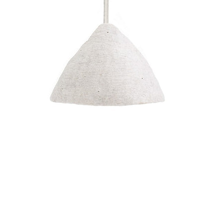 LAMP SUSPENSION SMALL - STONE NATURAL 22 cm x 19 cm
