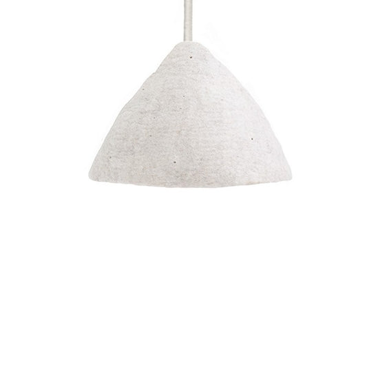 LAMP SUSPENSION SMALL - STONE NATURAL 22 cm x 19 cm